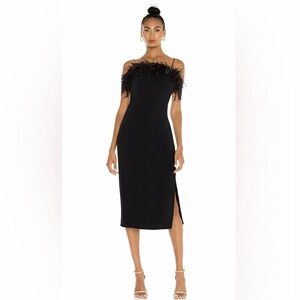 ELLIATT Harley Midi Dress in Black